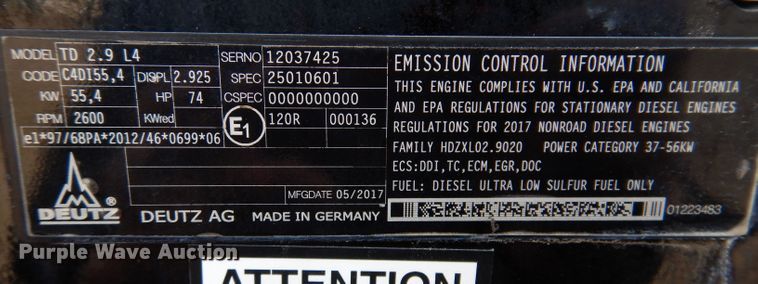 image for item KH9009 2018 Vermeer D20X22III Navigator S3  directional boring unit