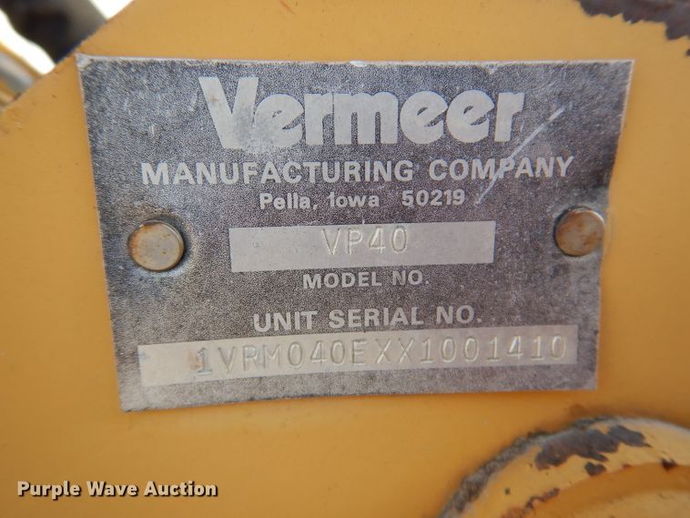 image for item KH9010 2001 Vermeer LM-42  cable plow