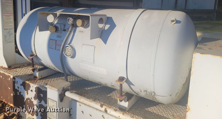 image for item KH9848 2000 Cy-Corp Ent. SP143 8x16  utility trailer with paint striping equipment