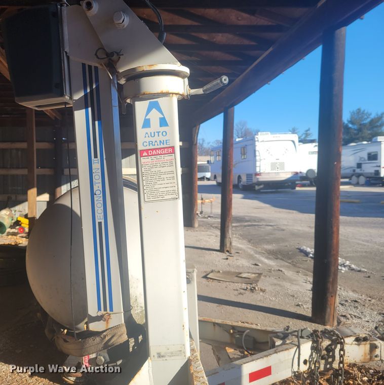 image for item KH9848 2000 Cy-Corp Ent. SP143 8x16  utility trailer with paint striping equipment