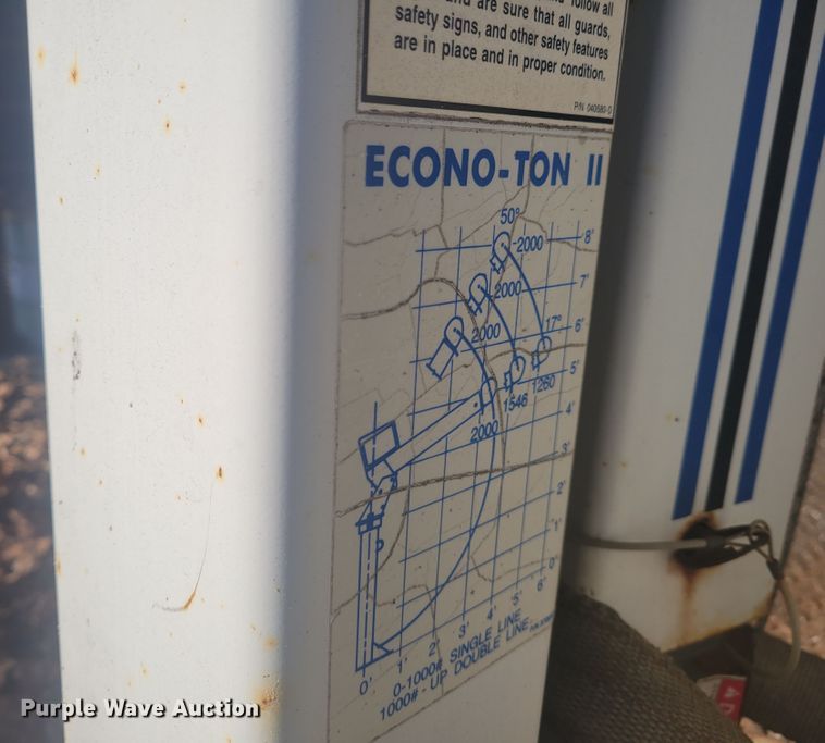 image for item KH9848 2000 Cy-Corp Ent. SP143 8x16  utility trailer with paint striping equipment