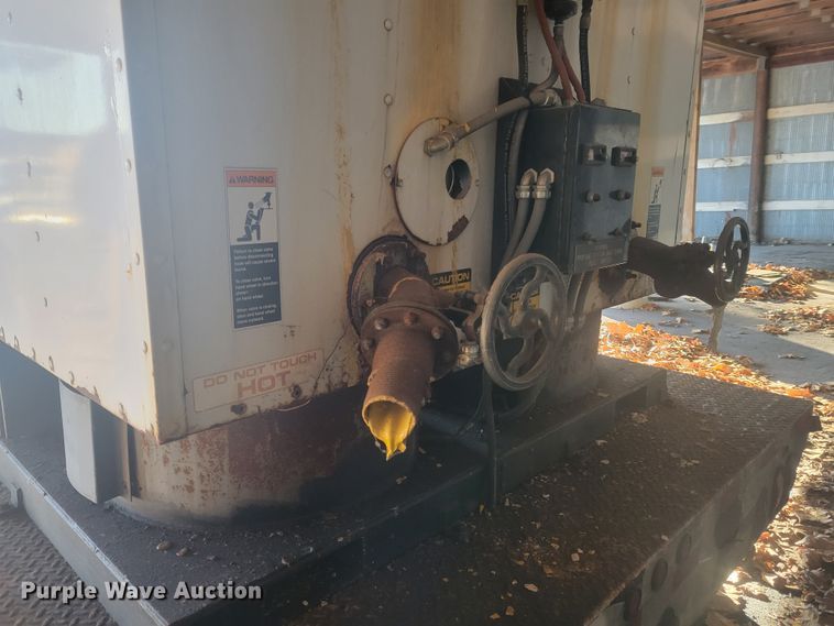 image for item KH9848 2000 Cy-Corp Ent. SP143 8x16  utility trailer with paint striping equipment