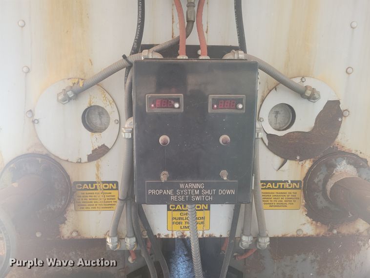 image for item KH9848 2000 Cy-Corp Ent. SP143 8x16  utility trailer with paint striping equipment