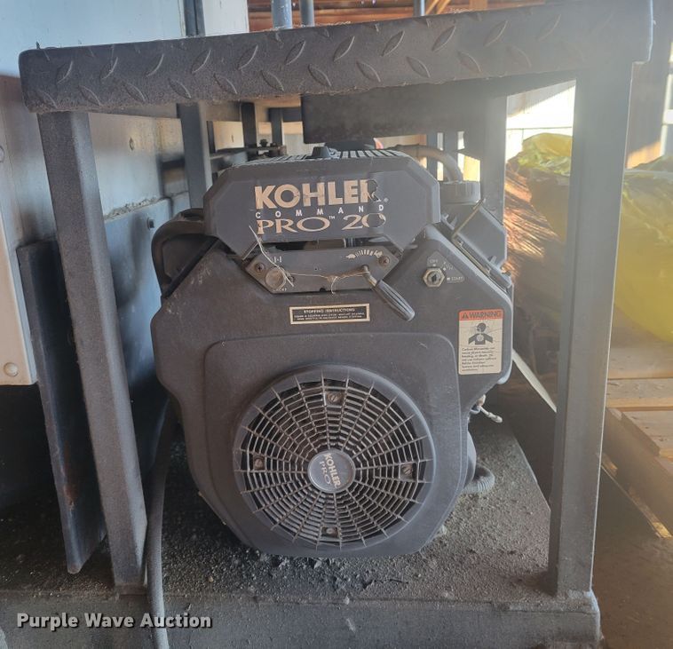 image for item KH9848 2000 Cy-Corp Ent. SP143 8x16  utility trailer with paint striping equipment