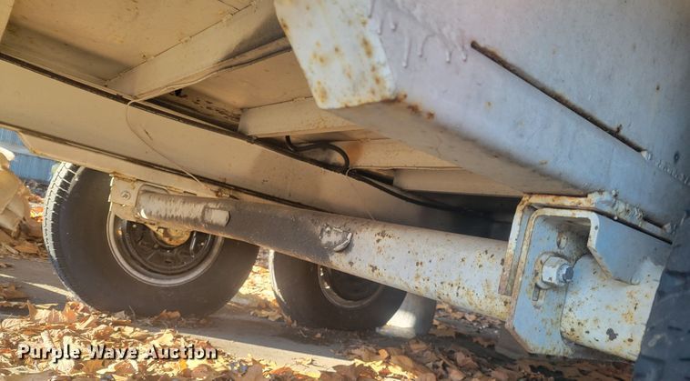 image for item KH9848 2000 Cy-Corp Ent. SP143 8x16  utility trailer with paint striping equipment