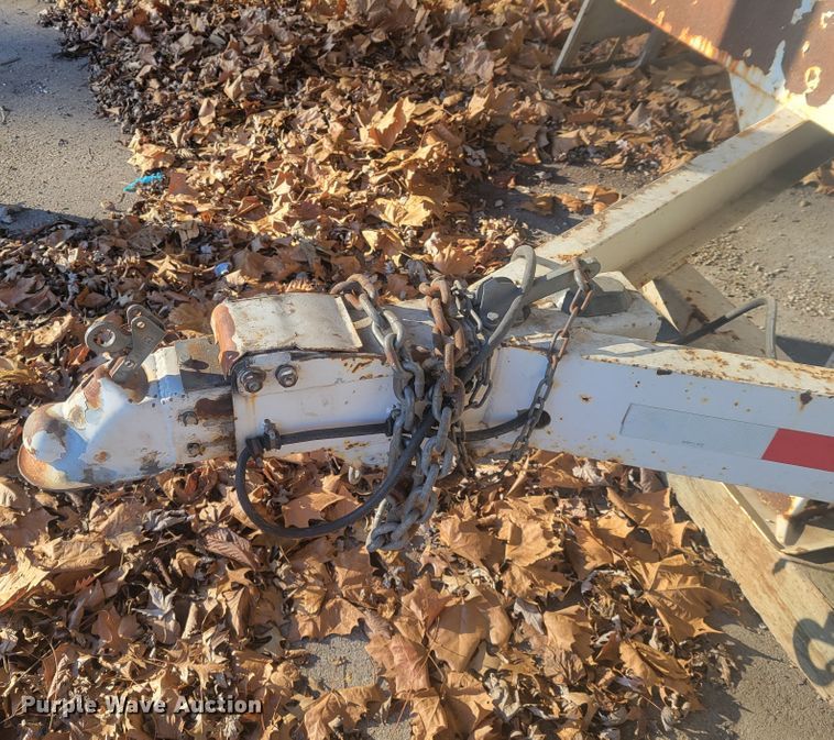 image for item KH9848 2000 Cy-Corp Ent. SP143 8x16  utility trailer with paint striping equipment