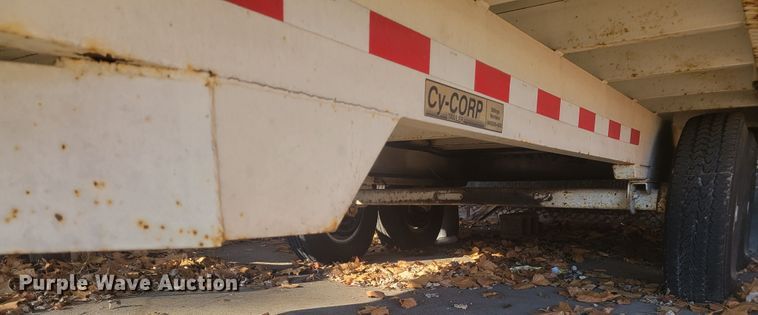 image for item KH9848 2000 Cy-Corp Ent. SP143 8x16  utility trailer with paint striping equipment