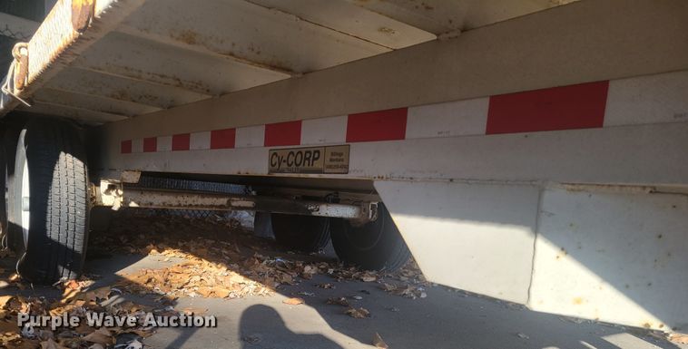 image for item KH9848 2000 Cy-Corp Ent. SP143 8x16  utility trailer with paint striping equipment