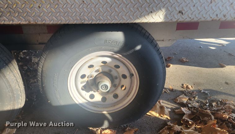 image for item KH9848 2000 Cy-Corp Ent. SP143 8x16  utility trailer with paint striping equipment