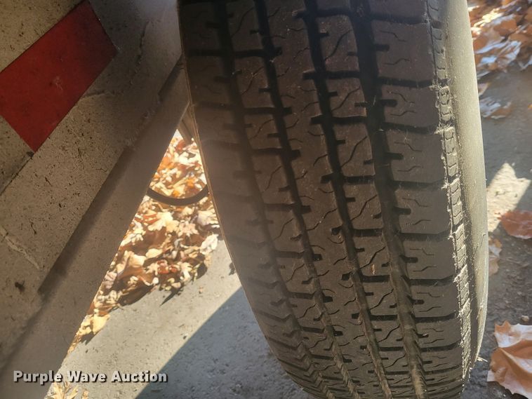 image for item KH9848 2000 Cy-Corp Ent. SP143 8x16  utility trailer with paint striping equipment