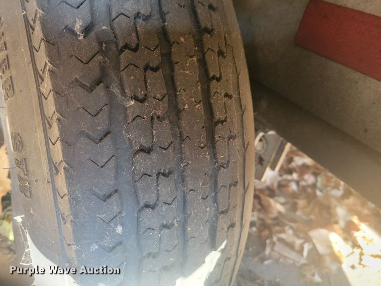 image for item KH9848 2000 Cy-Corp Ent. SP143 8x16  utility trailer with paint striping equipment