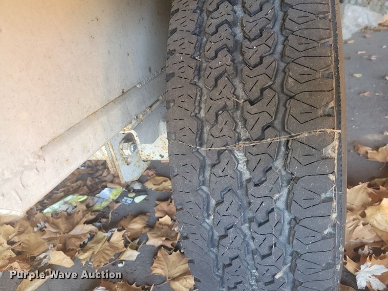 image for item KH9848 2000 Cy-Corp Ent. SP143 8x16  utility trailer with paint striping equipment