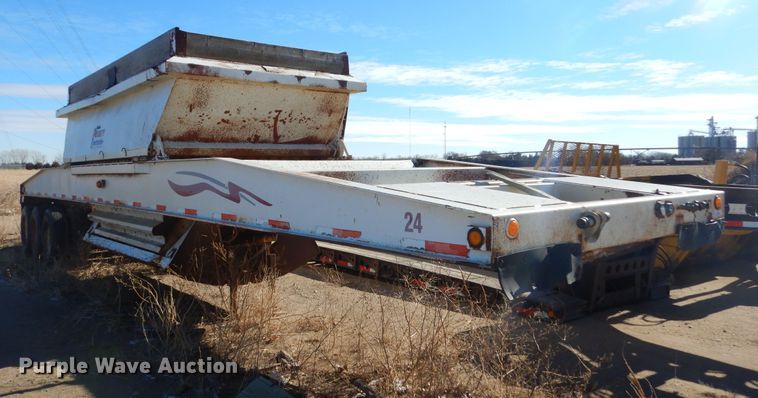 image for item KS9292 1992 Trail King  bottom dump trailer