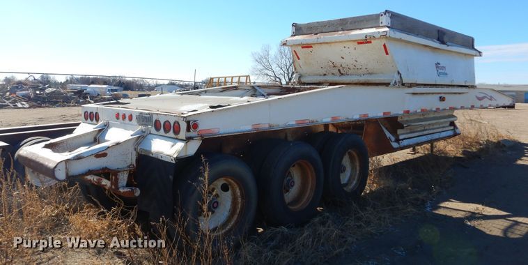 image for item KS9292 1992 Trail King  bottom dump trailer