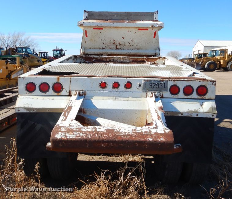 image for item KS9292 1992 Trail King  bottom dump trailer