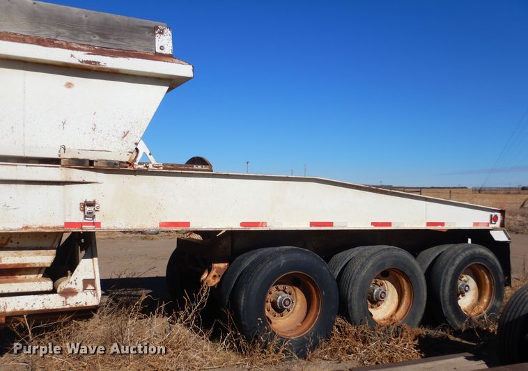 image for item KS9292 1992 Trail King  bottom dump trailer