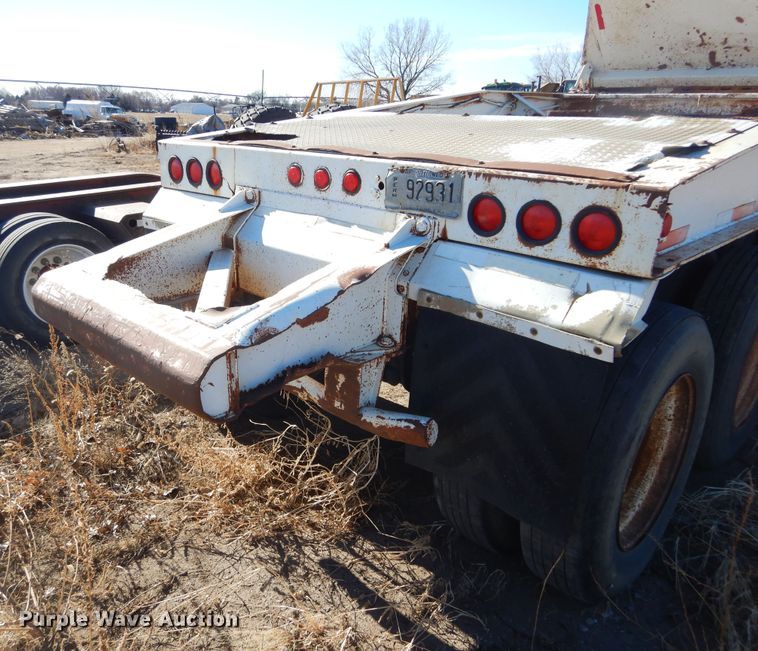 image for item KS9292 1992 Trail King  bottom dump trailer