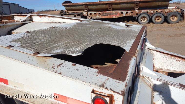 image for item KS9292 1992 Trail King  bottom dump trailer