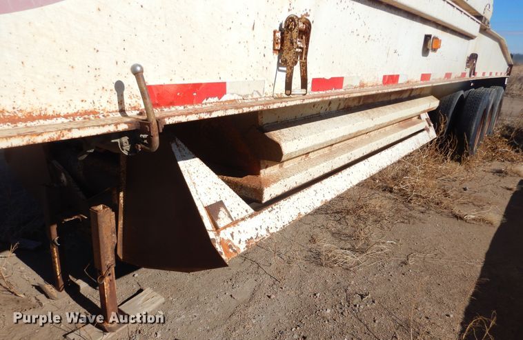 image for item KS9292 1992 Trail King  bottom dump trailer