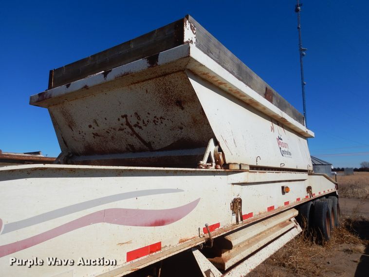 image for item KS9292 1992 Trail King  bottom dump trailer