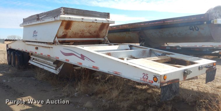 image for item KS9294 1993 Trail King  bottom dump trailer