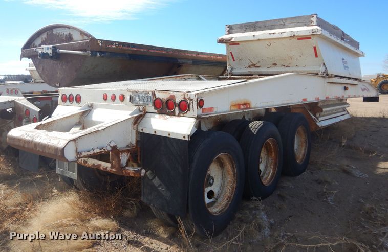 image for item KS9294 1993 Trail King  bottom dump trailer