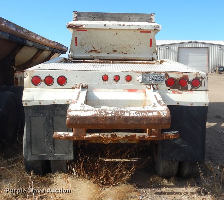 image for item KS9294 1993 Trail King  bottom dump trailer