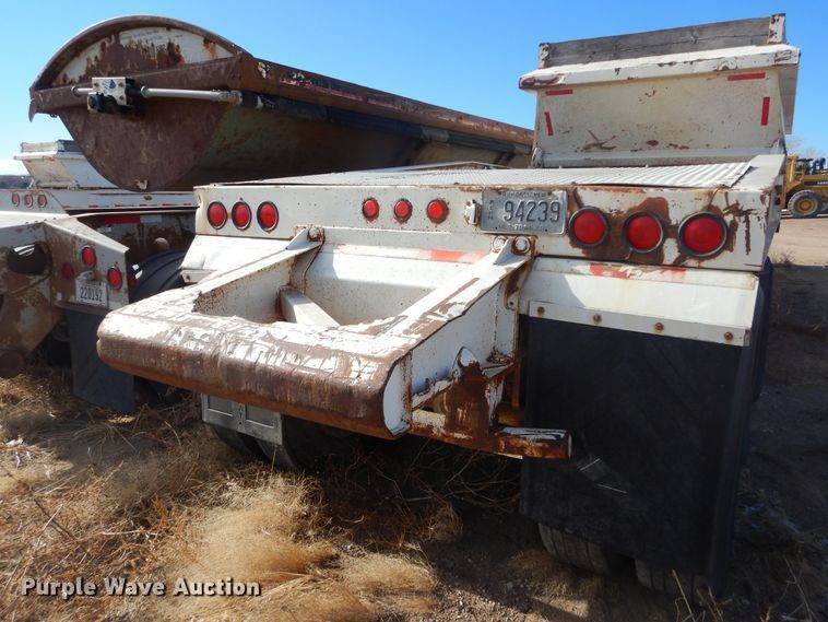 image for item KS9294 1993 Trail King  bottom dump trailer