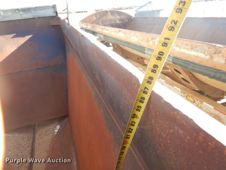 image for item KS9294 1993 Trail King  bottom dump trailer