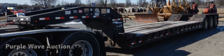 image for item DI1168 2007 Eager Beaver 55GSL  lowboy equipment trailer