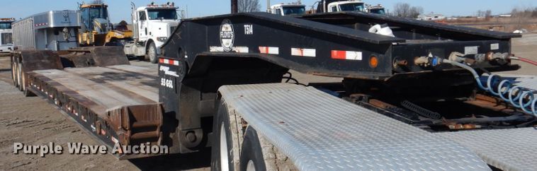 image for item DI1168 2007 Eager Beaver 55GSL  lowboy equipment trailer