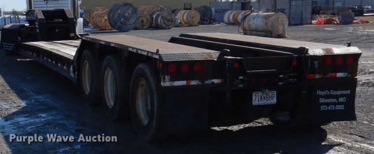 image for item DI1168 2007 Eager Beaver 55GSL  lowboy equipment trailer