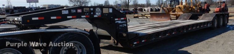 image for item DI1168 2007 Eager Beaver 55GSL  lowboy equipment trailer