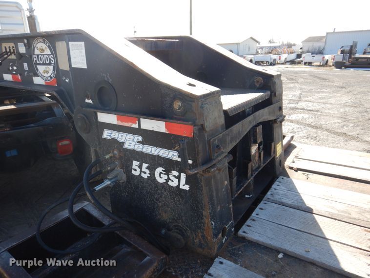 image for item DI1168 2007 Eager Beaver 55GSL  lowboy equipment trailer
