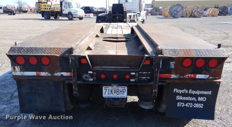 image for item DI1168 2007 Eager Beaver 55GSL  lowboy equipment trailer