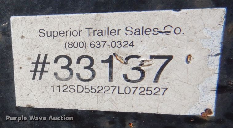 image for item DI1168 2007 Eager Beaver 55GSL  lowboy equipment trailer