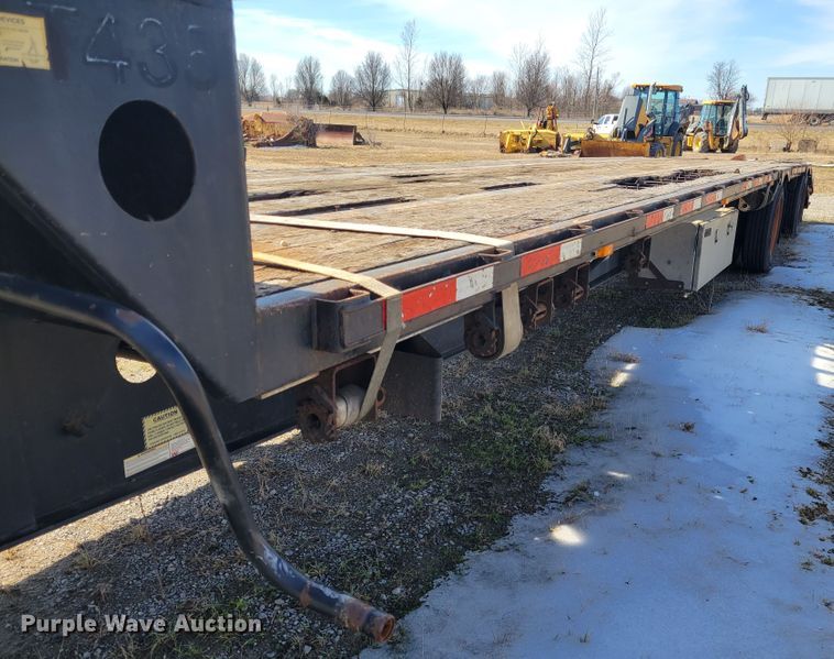 image for item DI1169 2009 Transcraft DTL-2100 W2  drop deck equipment trailer
