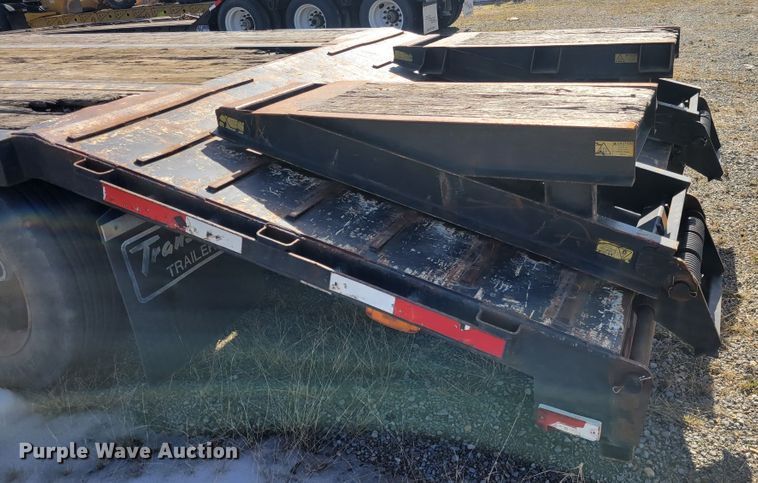 image for item DI1169 2009 Transcraft DTL-2100 W2  drop deck equipment trailer