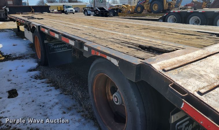 image for item DI1169 2009 Transcraft DTL-2100 W2  drop deck equipment trailer