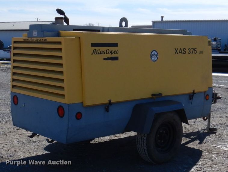 image for item DI1172 2011 Atlas Copco XAS375T3RSC  air compressor