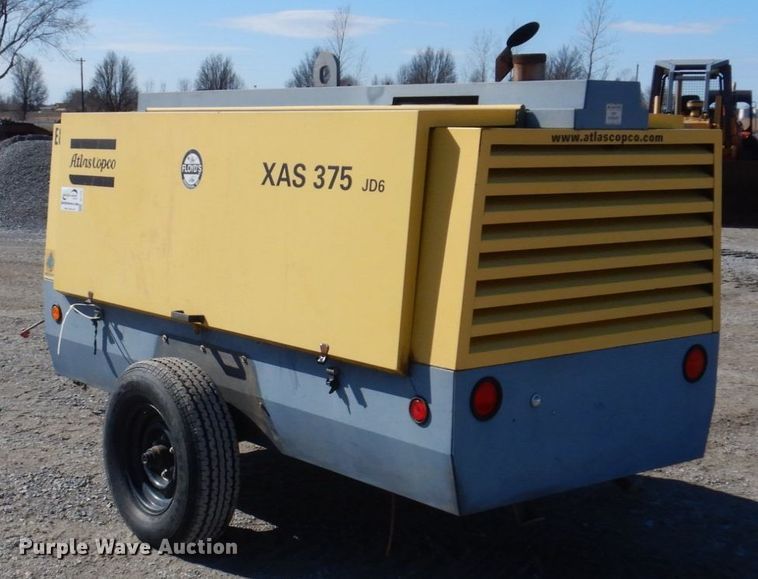 image for item DI1172 2011 Atlas Copco XAS375T3RSC  air compressor
