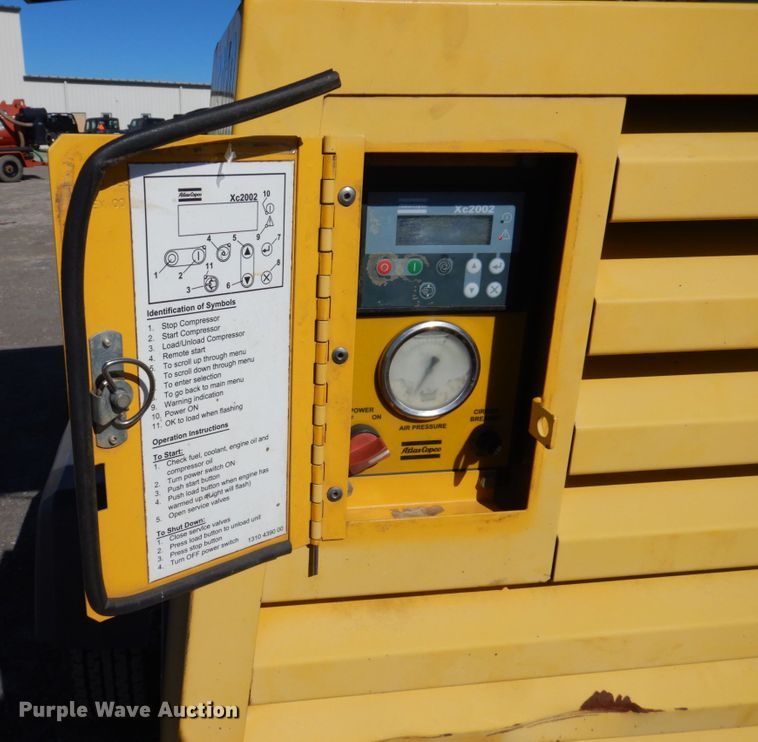 image for item DI1172 2011 Atlas Copco XAS375T3RSC  air compressor