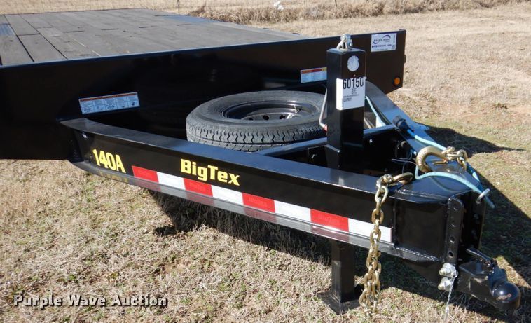 image for item DI1182 2021 Big Tex 140A  equipment trailer