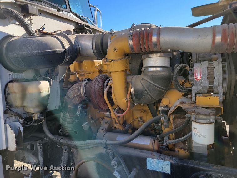 image for item DI1189 1997 Peterbilt 379  flatbed truck with fluid mixers