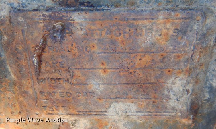 image for item DI1193 (2) CP excavator buckets