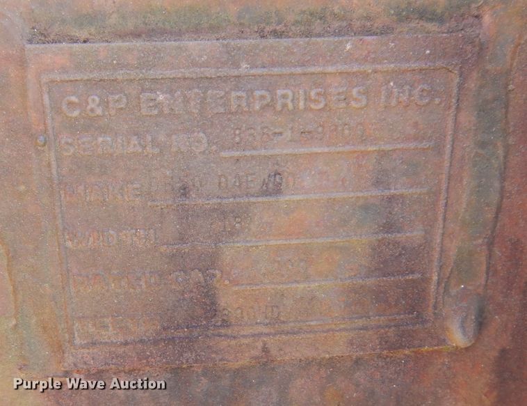 image for item DI1200 (2) backhoe buckets