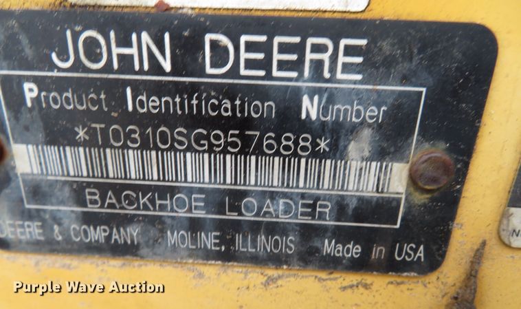 image for item DN7902 2006 John Deere 310SG  backhoe