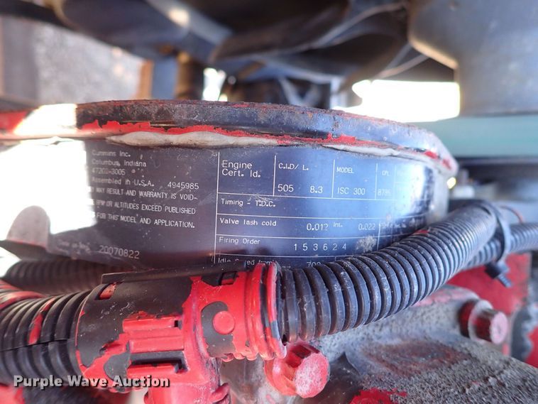 image for item DC4110 2008 Sterling LT8500  dump truck