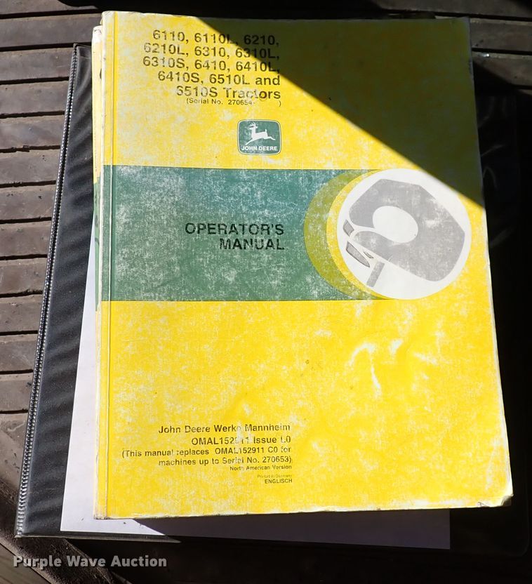 image for item DC4111 2001 John Deere 6410  MFWD tractor