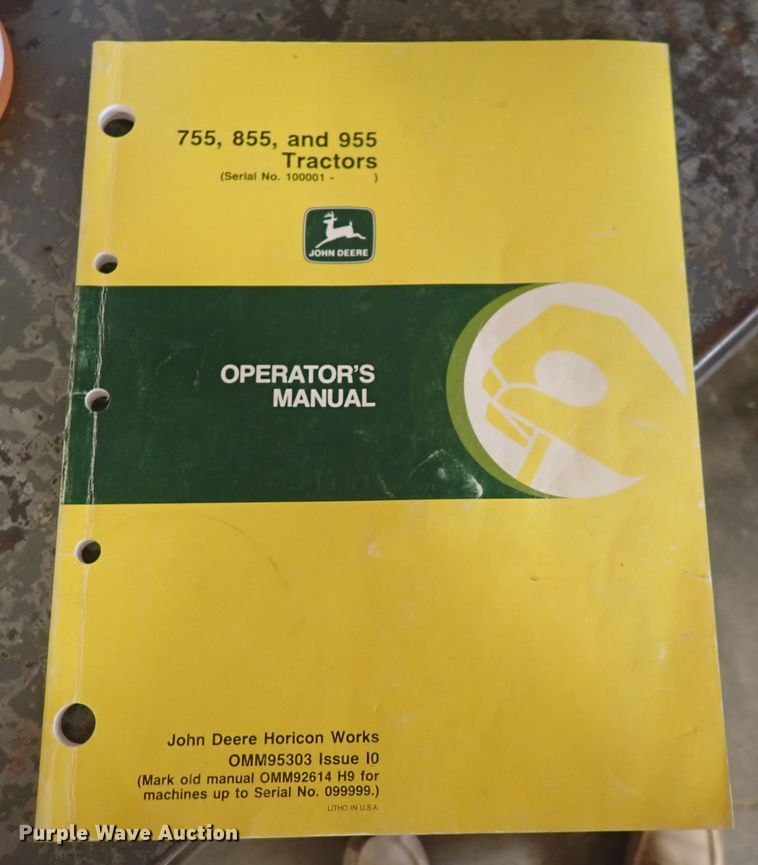 image for item DC4127 1997 John Deere 955  MFWD tractor